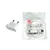 INF Evropski standardni beli vtič 4,0 mm potovalni adapter, (5000243254)