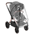 KikkaBoo Kolica Kara 3in1 set sa autosedištem I-Prime I-size i tvrdom korpom Black (KKB23141 SET)