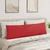 Jastučići za sofu 2 pcs Crvena 145 x 40 cm tkanina