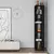 HANAH HOME Polica za knjige Nati Corner Black Wood