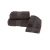 Set brisača in kopalna brisača DELUXE, 2 kos Roza