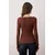 Trendyol Milla ženska bluza Twoaw26Bz00088, smeđa-smeđa