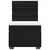 vidaXL vidaXL Box spring postelja z vzmetnico črna 80x200 cm žamet, (21306549)