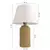 Opviq Stona lampa YL703, 30x20,5x45 cm, Smeđe-bela