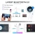 Venisymlis Brezžične ušesne slušalke Bluetooth 5.0 Slušalke In-Ear Earphone 20H Music Bass 3D, (22060249)