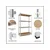 EPRO Metalna montažna polica Standard 150x70x30cm, metal-drvo, 700kg (4x175kg)