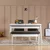 Conceptum Hypnose Trpezarijska klupa Vina Bench 110x48x40cm Belo-Antracit