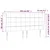 Vidaxl Vzglavje z ušesi modro 203x23x118/128 cm blago