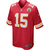 Patrick Mahomes 15 Kansas City Chiefs Nike Game dres