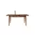 HANAH HOME Vina 02 1048 Walnut Dark Blue (Produživi trpezarijski sto, stolice i konzola (5 komada))