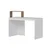 Hanah Home radni sto Velora, 147 cm, beli / orah
