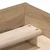 vidaXL Posteljni okvir brez vzmetnice artisian hrast 120x200 cm
