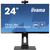 Iiyama 24 ETE IPS-panel, 1920x1080, webcam 1080P Auto Focus, 13cm Height Adj. Stand, Pivot, 5ms, 250 cdm˛, Speakers, HDMI, DisplayPort, US