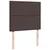 vidaXL vidaXL Box spring postelja z vzmetnico temno rjava 120x190 cm blago, (21310318)