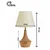 Opviq Stona lampa, Krem