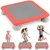 Costway Otroški mini trampolin 25,5 palca, rdeč