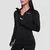 Women‘s Pulse 1/2 Zip Running Sweatshirt Black - GymBeam
