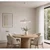 Rabalux 72055 - Luster na sajli BRIDGET 1xE27/40W/230V bela