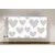 tulup.si Pokrov za radiator PVC Siva srca 110x60 cm