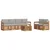 Set vanjskih sofa s jastukom 7 pcs Prirodna i svijetlo siva