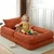 Atelier Del Sofa Exclusive 190 dečiji ležaj od sunđera 90 × 45 × 190 cm, cigla crvena
