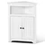 VEVOR Kotna shramba omara 645x325x845 cm bela