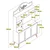 HANAH HOME Lyon 120 White Walnut komoda