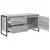 TV ormar Siva Sonoma 100 x 36 x 49.5 cm Konstruirano drvo