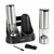 Set of 2 electric salt and peppercorn grinders, with charging base - Z