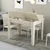 Hanah Home Trpezarijski sto Kiev 110x75x72cm Bež