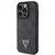 Guess zaščitni ovitek Leather Diamond Triangle Black, Iphone 15 Pro Max