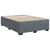 Vidaxl Box spring postelja z vzmetnico temno siva 140x200 cm žamet