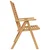 Stolica 6 pcs Smeđa 64.5 x 52 x 108 cm Čvrsto teak drvo
