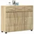 Kreveta s policom FLORIN Sonoma hrast 88,5 x 30,5 x 73 cm
