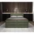 MID.YOU POSTELJA BOXSPRING 160 cm  x 200 cm , les, tekstil, leseni material zelena