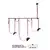LED viseća lampa FK2100-30V BK/BR