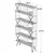 Hanah Home Polica 90x167,3x22cm Bela