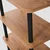 Hanah Home Polica 80x75x28cm Crno-Bež