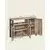 Songmics omara 110x33x75 cm rjava