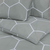 Set posteljine za poplun sivi 200x220 cm pamučni