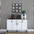 Hanah Home Višenamenska komoda JE136-3095, 120 x78.6 x40 cm, Bela