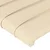 Uzglavlje s ušima krem 83 x 23 x 118/128 cm od tkanine