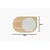 Hanah Home Ogledalo Pubble, Hrast