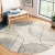 Bež pralna okrogla preproga o 100 cm Simple Lines – Mila Home