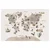 Slika na pluti zemljevid sveta živali - 90x60 flags