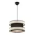 Opviq Luster Halo, 40x40cm, Antracit-beli
