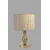 Opviq Stona lampa E27 Socket, Hrast-Zlatna