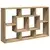 Zidna polica Artisan hrast 85x16x52,5 cm Konstruirano drvo