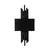Opviq Zidna lampa Axis-15104, 35x75x10cm, IP20, Crna