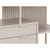 Regal za knjige SARON 114x78 cm siva